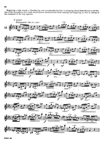 trumpet etudes sheet music pdf